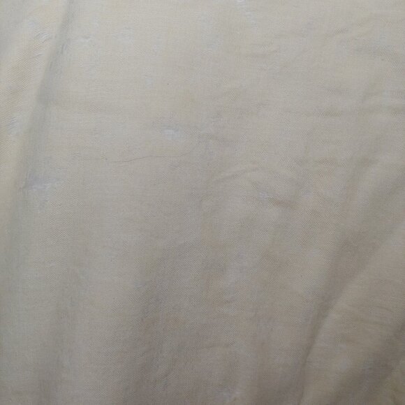 Vintage Girls Cape Embroidered Flower Scallop Stained Collectible Decor READ - Picture 10 of 16